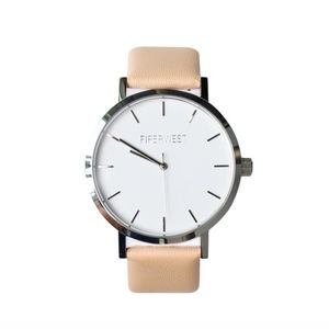 New PiperWest Classic Minimalist silver face watch